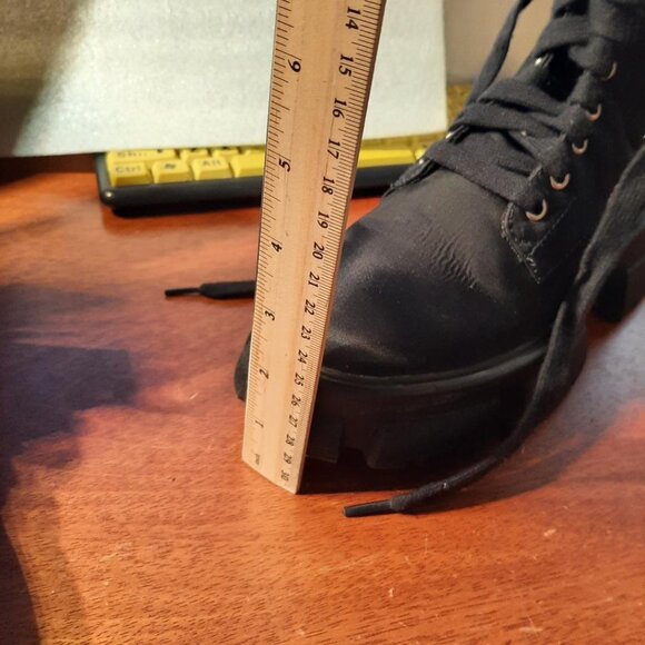 NEW ! Steve Madden Thora-P Combat Boot Black Size 8 - Picture 7 of 7